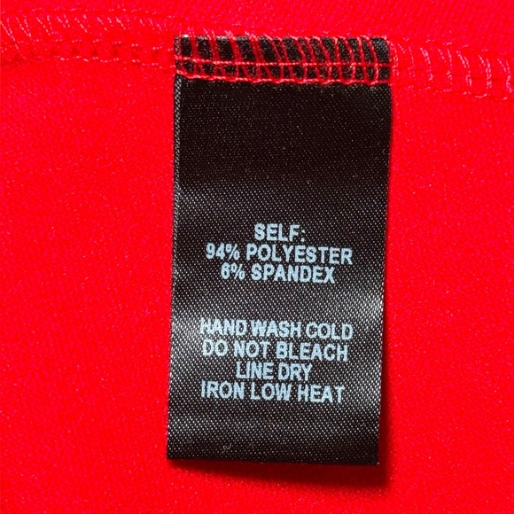 Lulu's NWT Home Before Daylight Red Square Neck Sleeveless Skater Dress Sz Small - Picture 6 of 9